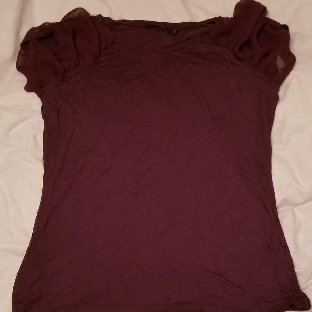 THE LIMITED RUFFLE SLEEVE T-SHIRT - Picture 3 of 3